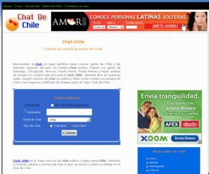 paginas para conocer gente en chile|Chat de Chile, entra y chatea con chilenos